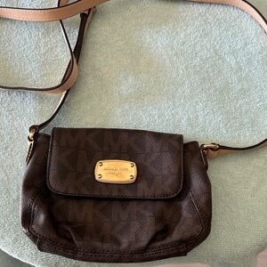 Michael Kors Dark Brown Crossbody Bag